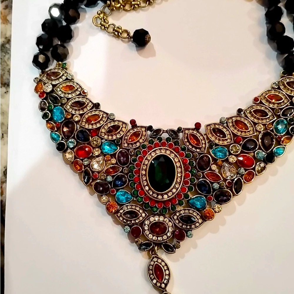 Heidi Daus “Worth Waiting For” Gemstone Necklace - Picture 3 of 5